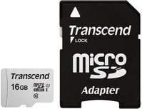 Transcend microSDHC 300S 16GB NAND Clase 10