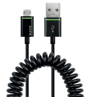 Leitz Cable enrollado reversible micro USB a USB Complete, 1 m