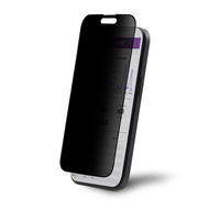 StarTech.com 4-Way Privacy Filter voor iPhone 15, Ondersteunt Portret/Landschap Orientaties, Touch-Enabled, +/- 30 Graden Kijkhoek, Gehard Veiligheidsglas/Beschermglas, 4 Way Fi...