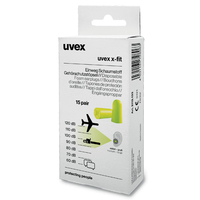 Uvex 2112133 Ohrstopfen Wiederverwendbarer Ohrstöpsel Grün 15 Stück(e)