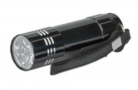 Manhattan LED Torch/Flashlight 3-pack (Clearance Pricing), Bright 45 Lumen Output (9 LEDs), Aluminium, Compact (85x25x25mm), Long Lasting Performance, Each torch uses 3x AAA bat...