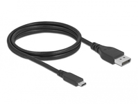 DeLOCK 86040 Videokabel-Adapter 1,5 m USB Typ-C DisplayPort Schwarz