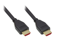 Alcasa 4521-030 kabel HDMI 3 m HDMI Typu A (Standard) Czarny