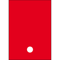 Brady NL859A4RD-DOT self-adhesive label Rectangle Permanent Red, White 1 pc(s)