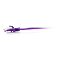 C2G 3 m Cat6a ungeschirmtes (UTP) flaches Ethernet Patchkabel mit Rastnasenschutz – lila