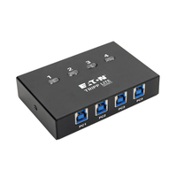 Tripp Lite U359-004 huby i koncentratory USB 3.2 Gen 1 (3.1 Gen 1) Type-A 5000 Mbit/s Czarny