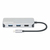 Manhattan USB-C Dock/Hub with Card Reader, Ports (x6): Ethernet, HDMI, USB-A (x3) and USB-C, With Power Delivery (10W) to USB-C Port (Note additional USB-C wall charger and USB-...