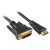 Sharkoon 2m HDMI to DVI-D Negro