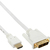 InLine HDMI to DVI Cable male / 18+1 male white gold 5m