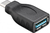 Goobay 45395 cable gender changer USB-C USB-A Black