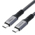 eSTUFF ES604514 kabel USB 1,2 m USB4 Gen 3x2 USB C Szary
