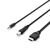Belkin F1DN1CCBL Tastatur/Video/Maus (KVM)-Kabel Schwarz 3 m
