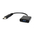 Gembird AB-DPM-VGAF-02 video cable adapter VGA (D-Sub) DisplayPort Black