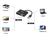Equip 133386 adaptateur graphique USB 1920 x 1080 pixels Noir