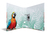HERMA Ordner 7 cm Papagei Ringmappe A4 Mehrfarben
