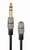 Gembird A-63M35F-0.2M cable de audio 0,2 m 6,35mm 3,5mm Negro
