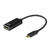ACT AC7305 adaptador de cable de vídeo 0,15 m USB Tipo C HDMI tipo A (Estándar) Negro
