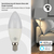 Brennenstuhl 1294870140 Smart Lighting Intelligente Glühbirne 5,5 W Weiß WLAN