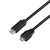 LogiLink CU0196 kabel USB 0,5 m USB 2.0 USB C Micro-USB B Czarny
