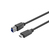 Vivolink PROUSBCBMM15 USB kábel 15 M USB 3.2 Gen 1 (3.1 Gen 1) USB C USB B Fekete