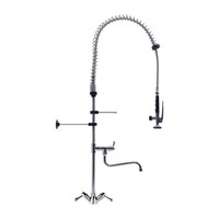 Gastro M Einloch-Geschirrbrause hohes Modell mit Schwenkhahn. Schwenkhahn 25cm.