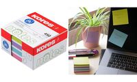 Kores Bloc-note adhésif Recycling "Recycled Pastel Notes" (5647463)