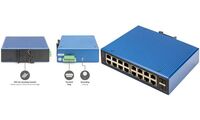 DIGITUS Switch industriel Gigabit Ethernet, manageable L2 (11008350)