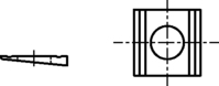 DIN 434 Scheiben Vierkant für U-Träger tzn 24mm HP