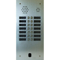Plaque Audio Alu 2R 14Bp 2Voice Complete (A83/214M)