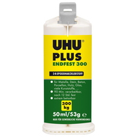 UHU Plus Endfest 300, 45735, 50 ml, Doppelkammerkartusche