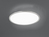 LED Deckenleuchte PHOENIX Silber / Weiß dimmbar - extra flach Ø 62cm