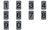 EXACOMPTA Selbstklebeschild Zahl "0", 25 x 44 mm (8702956)