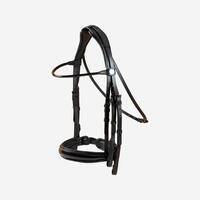 Horse & Pony Dressage Double Bridle 900 - Black - FS