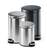 Durable Steel Pedal Bin 20L | Soft-Close Round Waste Bin | Charcoal Grey