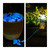 Relaxdays Leuchtsteine, 200 Stück, nachtleuchtend, fluoreszierende Steine für Garten, Aquarium, Vasen, versch. Farben