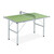 Relaxdays Tischtennisplatte, klappbarer Midsize Tischtennistisch, Indoor, zum Mitnehmen, HxBxT: 71 x 76 x 125 cm, grün