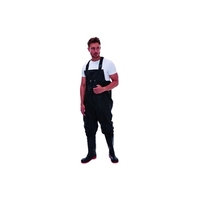 Portwest 165025 Black PVC Safety Chest Waders S5 - Size SIX