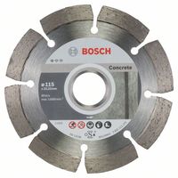 Bosch 2608603239 Diamanttrennscheibe Standard for Concrete, 115 x 22,23 x 1,6 x