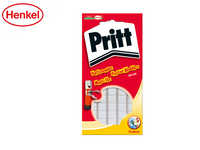 Pritt® Multi-Fix Haftpunkte, 11 x 16 mm, weiß, Infokarte mit 55 Haftpunkten