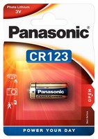 Panasonic CR123A, batería de litio CR123 Foto Potencia