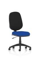 Eclipse Plus I Lever Task Operator Chair Bespoke Colour Seat Stevia Blue