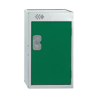 One Compartment Quarto Locker D300mm Green Door MC00076