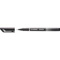 Stabilo Sensor Fineliner Pen 0.3mm Line Black (Pack 10)
