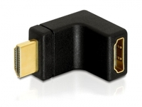 Adapter HDMI Stecker an HDMI Buchse 90° oben, Delock® [65072]