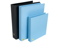 ESD-Ringbuch DIN A4 antistatisch, Farbe hellblau, mit 4-Ring Bügelmechanik