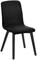 Stuhl Charlie; 43x57x89 cm (BxTxH); Sitz schwarz, Gestell schwarz; 2 Stk/Pck