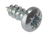 Self-Tapping Screw Pozi Compatible Pan Head ZP 1/2in x 6 Box 200