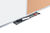 Bi-Office Maya Combination Board Cork/Non Magnetic Whiteboard Aluminium Frame 600x900mm