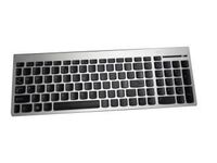 Keyboard (US ENGLISH) 25216271, Standard, Wireless, RF Wireless, QWERTY, Black,Silver Tastaturen