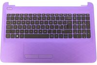 Top Cover & Keyboard (Hebrew) 816791-BB1, Housing base + keyboard, Hebrew, HP, Pavilion 15-ac, 15-af Einbau Tastatur